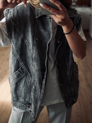 Veste sans manches - DENIM