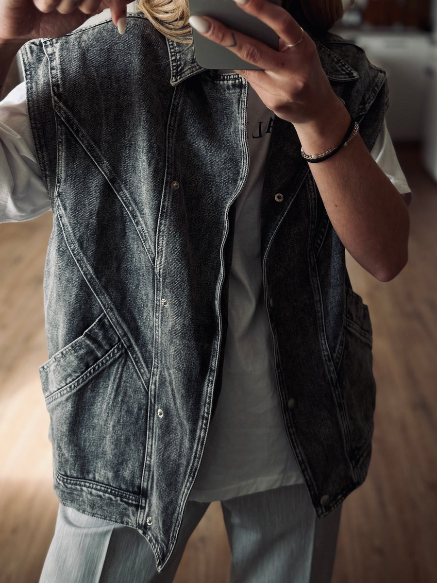 Veste sans manches - DENIM