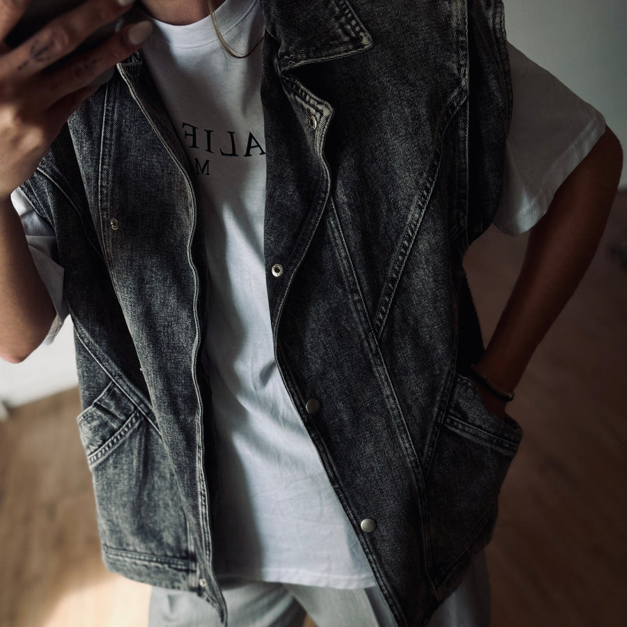 Veste sans manches - DENIM