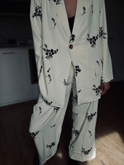 Ensemble blazer pantalon brodé - LYS