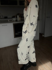 Ensemble blazer pantalon brodé - LYS