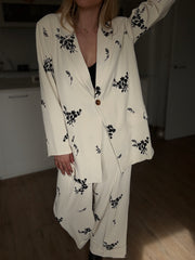 Ensemble blazer pantalon brodé - LYS
