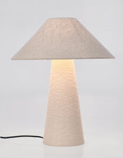 Lampe en tissu bouclé S H48