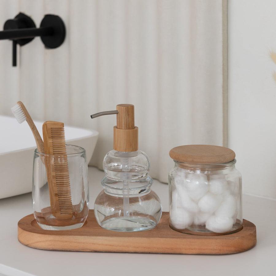 Set de 4 accessoires de salle de bain