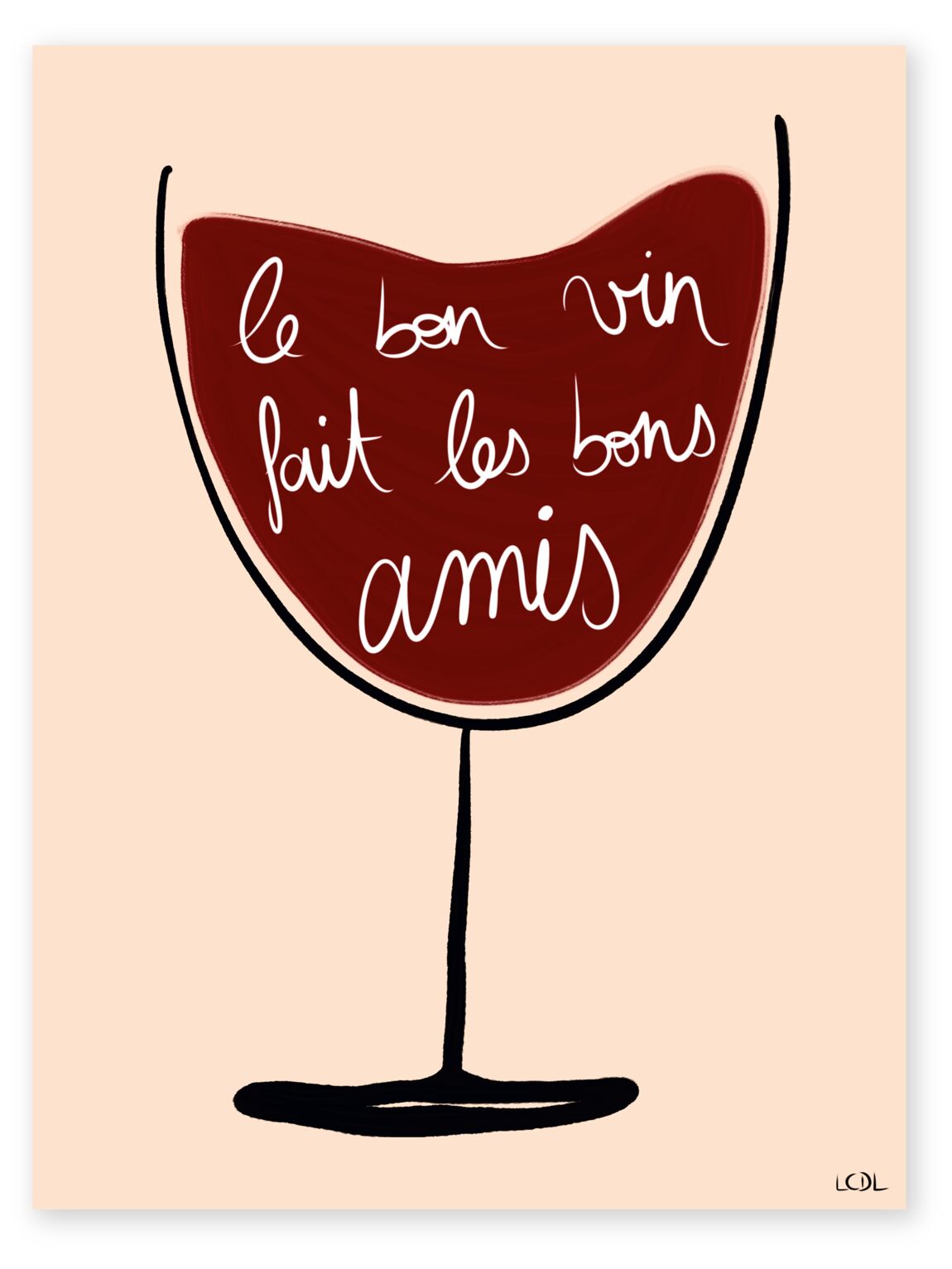 Affiche "Les bons amis"