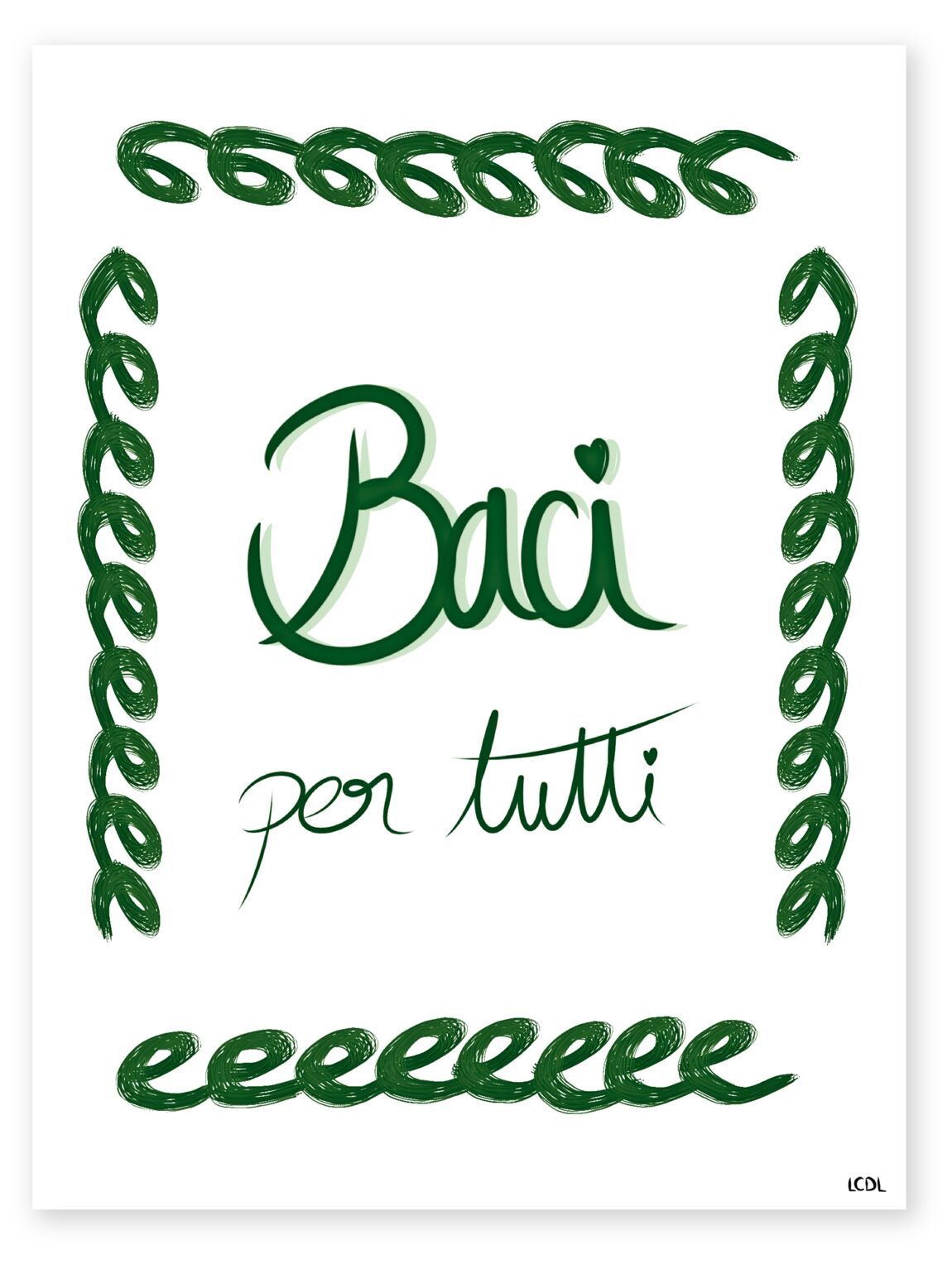 Affiche "Baci"