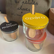 Pot en verre et bouchon en liège Bodega