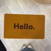 Paillasson en PVC "Hello" (deux couleurs)