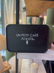 Plateau en liège "Un petit café Aixois" (plusieurs couleurs)