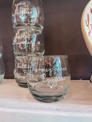 Set de 6 verres à eau "Aux alentours d'Aix"