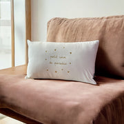 Coussin en velours "Paradis"