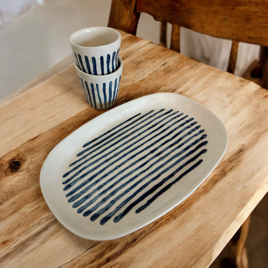Assiette de présentation PM - Praïa Onyx