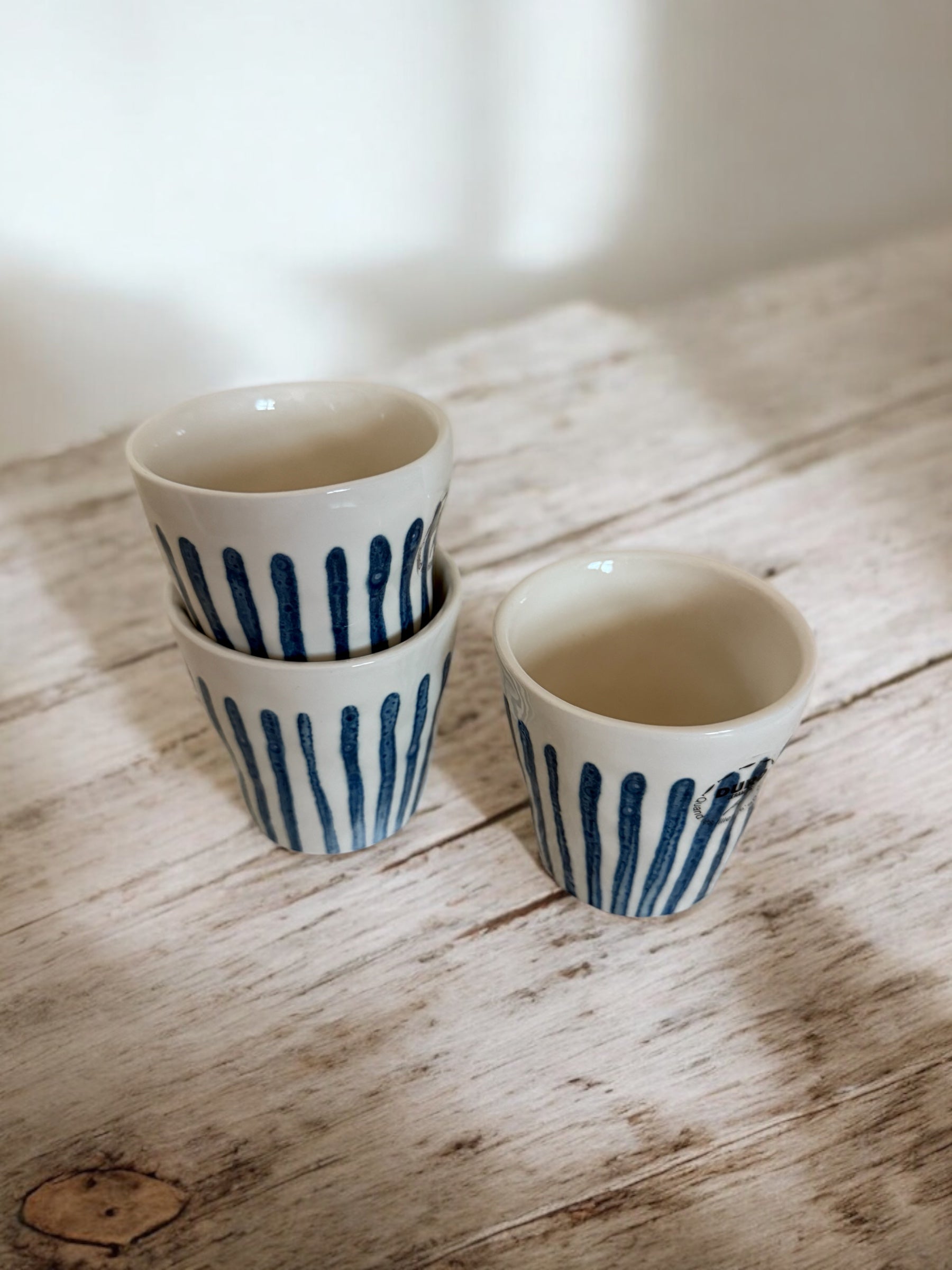 Tasses en céramique Lungo - Praïa Onyx (lot de 2)