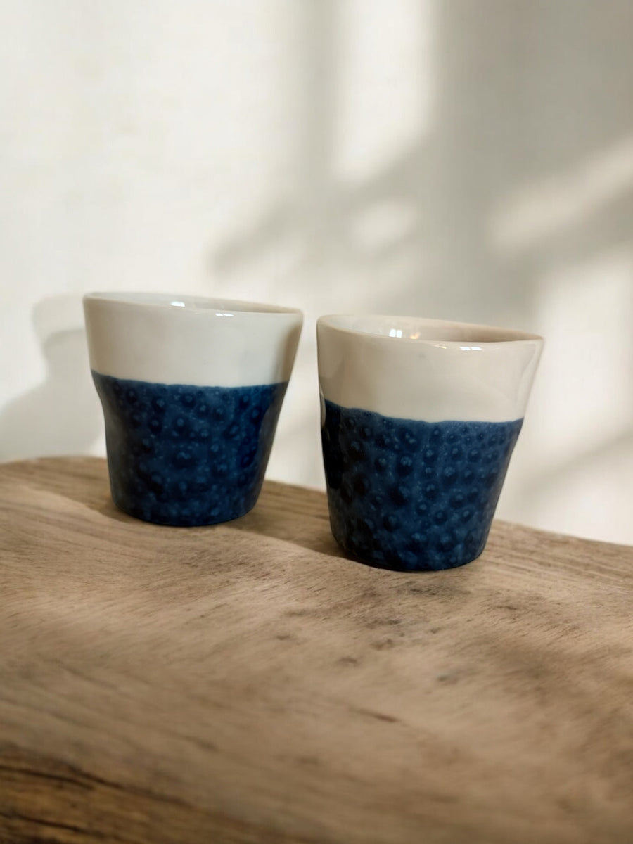 Tasses en céramique lungo - Terra Onyx (lot de 2)