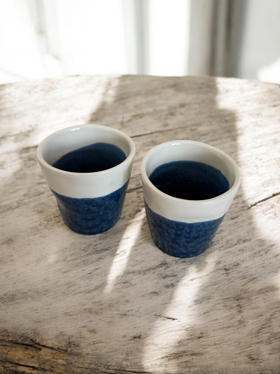 Tasses en céramique lungo - Terra Onyx (lot de 2)