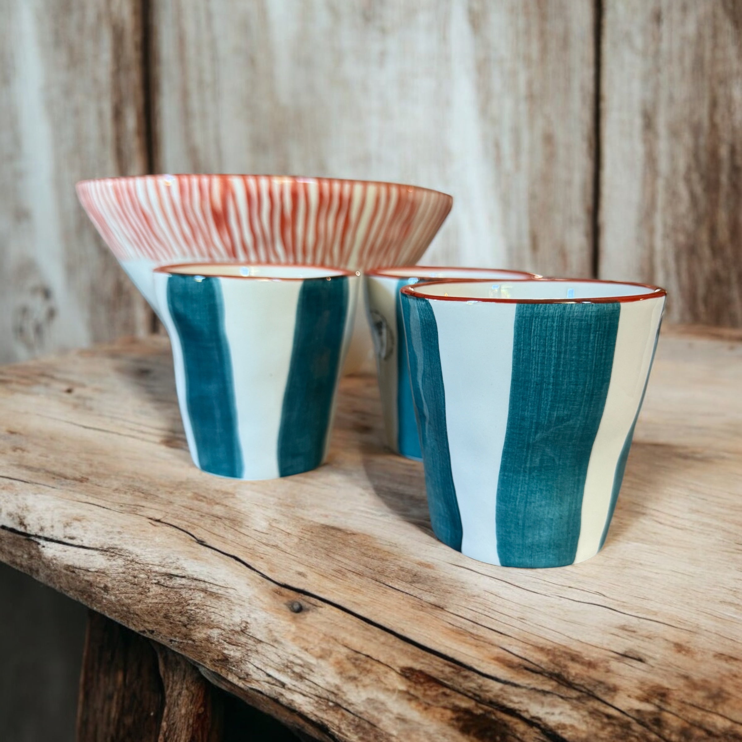 Tasse en céramique lungo - Tribu (lot de 2)