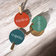 Pot en verre pour tartinable - Apéro (3 couleurs)