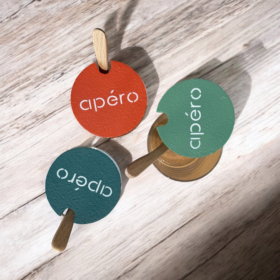 Pot en verre pour tartinable - Apéro (3 couleurs)