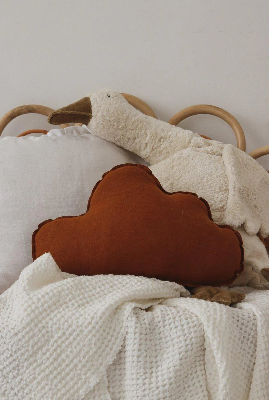 Coussin en lin Nuage