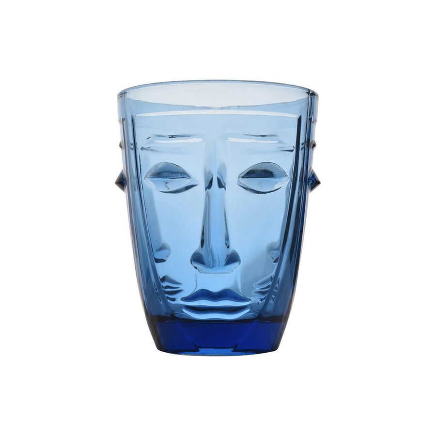 Set de 6 verres à eau Visage (plusieurs couleurs)