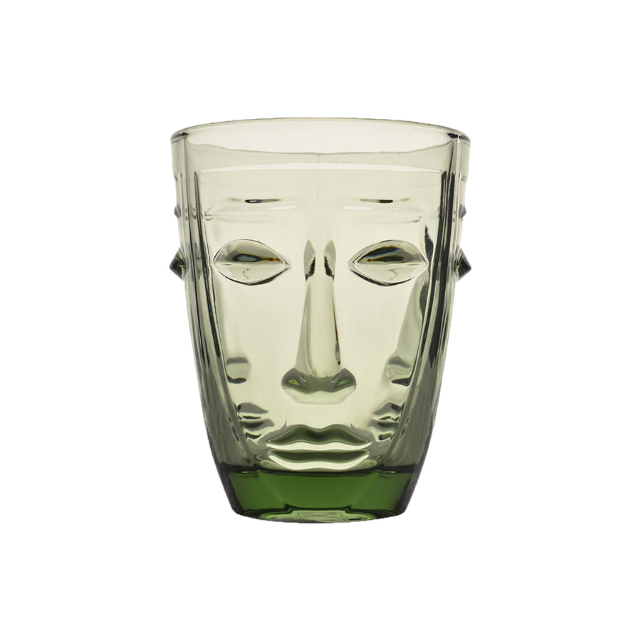 Set de 6 verres à eau Visage (plusieurs couleurs)